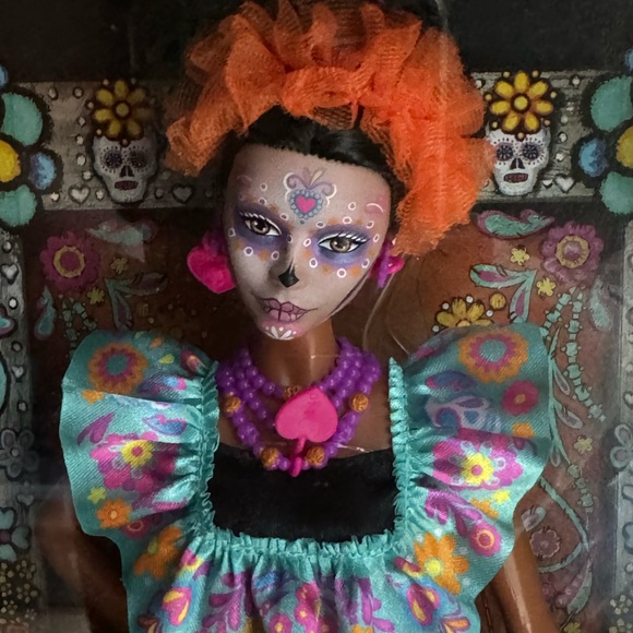 Barbie Dia De Los Muertos 2024 Barbie Doll Day of the Dead Mattel - NIB - Picture 2 of 16